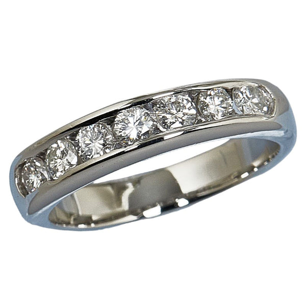 Pt900 プラチナ ダイヤ0.70ct リング 指輪 レディース 14号 【中古】