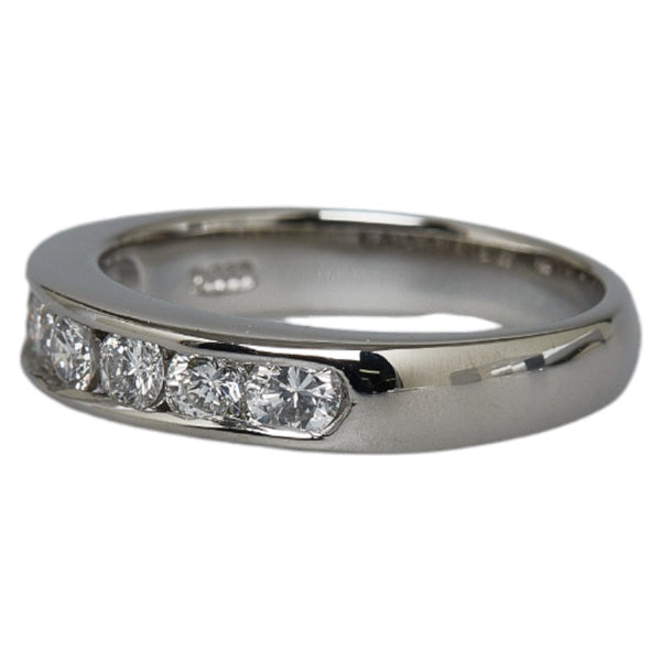 Pt900 プラチナ ダイヤ0.70ct リング 指輪 レディース 14号 【中古】