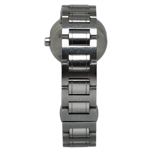 ブルガリ ブルガリブルガリ デイト 腕時計 BB23 クオーツ ホワイト文字盤 ステンレススチール レディース BVLGARI 【中古】