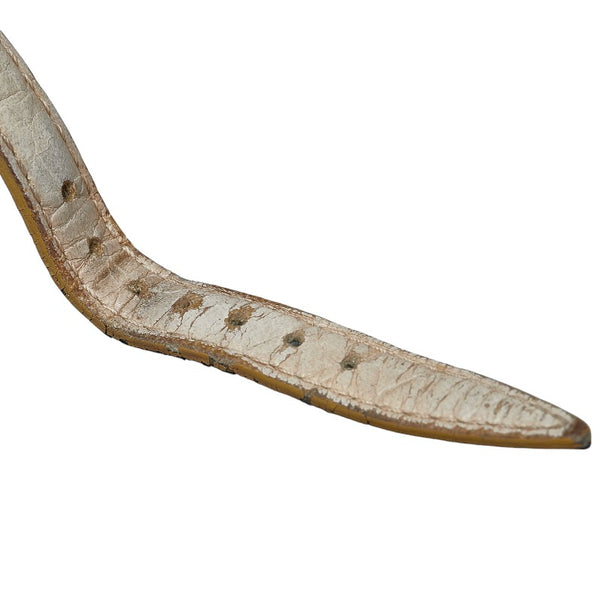 カルティエ マスト コリゼ ヴェルメイユ 腕時計 590002 クオーツ アイボリー文字盤 SV925 シルバー レザー レディース CARTIER 【中古】