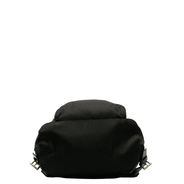プラダ 三角ロゴプレート リュック バックパック B4650 ブラック ナイロン レディース PRADA 【中古】