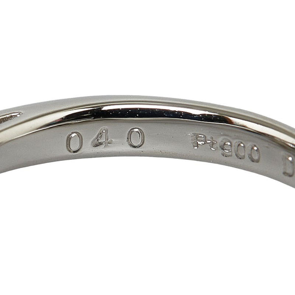 Pt900 プラチナ アレキサンドライト0.40ct ダイヤ0.36ct ラウンド リング 指輪 レディース 13号 【中古】