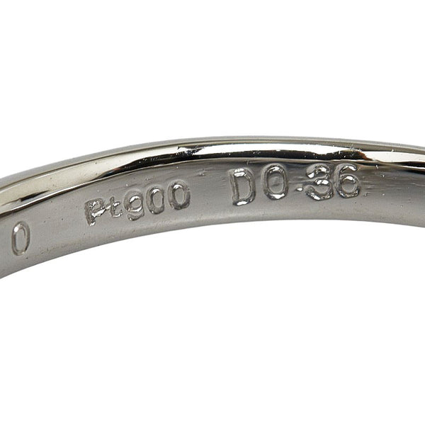 Pt900 プラチナ アレキサンドライト0.40ct ダイヤ0.36ct ラウンド リング 指輪 レディース 13号 【中古】