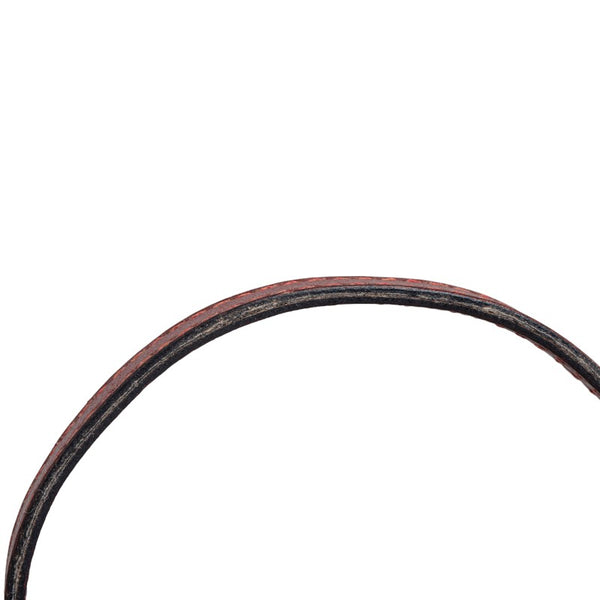 エルメス プスプス ブレスレット ワインレッド レザー レディース HERMES 【中古】