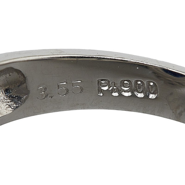 Pt900 プラチナ サファイア3.55ct ダイヤ0.67ct リング 指輪 レディース 12.5号 【中古】
