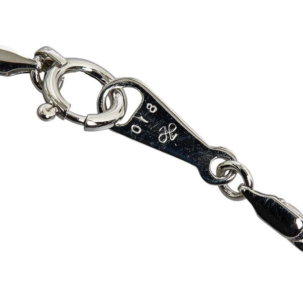 Pt850 プラチナ ダイヤ0.18ct チェーン ブレスレット レディース 【中古】