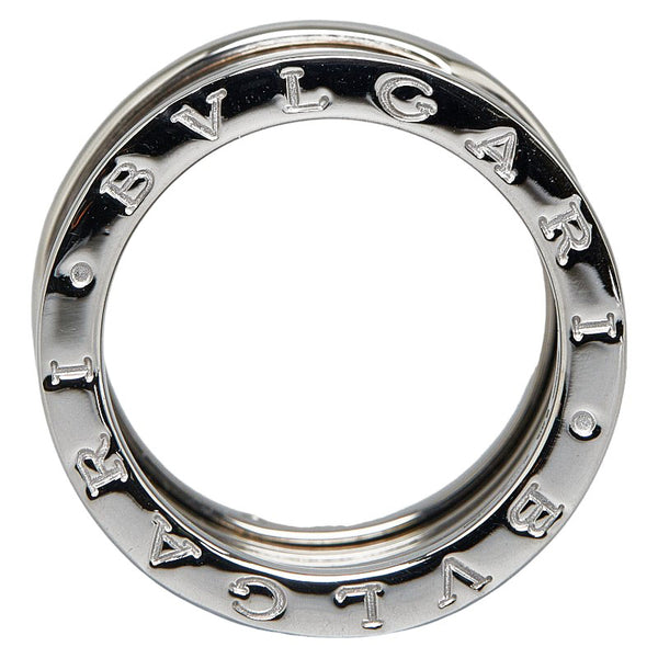 ブルガリ ビーゼロワン #57 リング 指輪 K18WG ホワイトゴールド メンズ BVLGARI 【中古】
