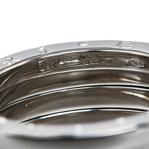 ブルガリ ビーゼロワン #57 リング 指輪 K18WG ホワイトゴールド メンズ BVLGARI 【中古】