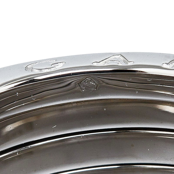 ブルガリ ビーゼロワン #57 リング 指輪 K18WG ホワイトゴールド メンズ BVLGARI 【中古】
