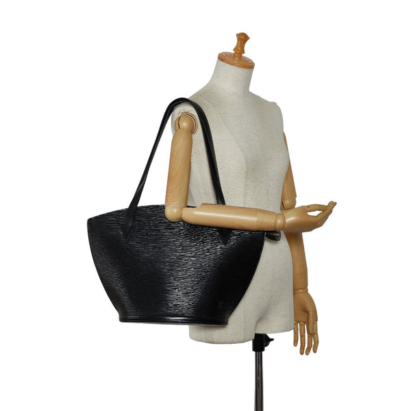 ルイ ヴィトン エピ サンジャック ショッピング ショルダーバッグ M52262 ノワール ブラック レザー レディース LOUIS VUITTON 【中古】