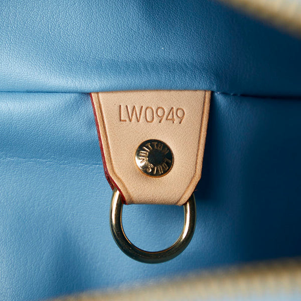 ルイ ヴィトン モノグラム ヴェルニ ヒューストン トートバッグ M91053 グリーン パテントレザー レディース LOUIS VUITTON 【中古】