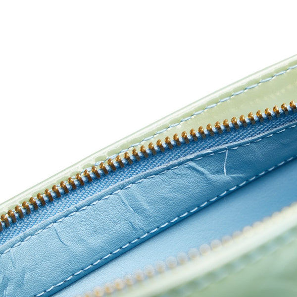 ルイ ヴィトン モノグラム ヴェルニ ヒューストン トートバッグ M91053 グリーン パテントレザー レディース LOUIS VUITTON 【中古】