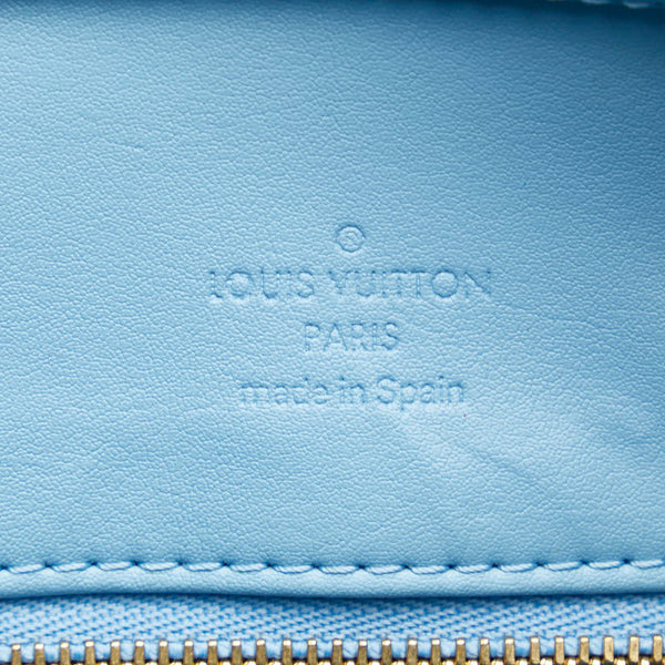 ルイ ヴィトン モノグラム ヴェルニ ヒューストン トートバッグ M91053 グリーン パテントレザー レディース LOUIS VUITTON 【中古】