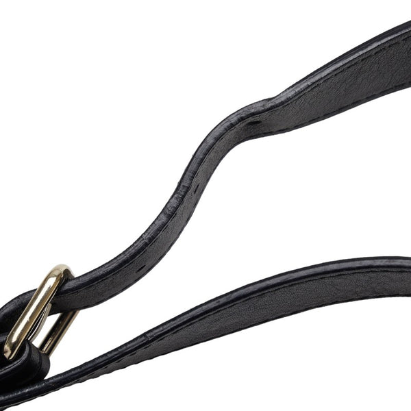 グッチ グッチシマ 斜め掛け ショルダーバッグ 201446 ブラック レザー メンズ GUCCI 【中古】