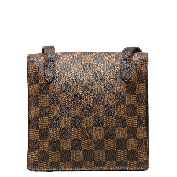 ルイ ヴィトン ダミエ  ピムリコ 斜め掛けショルダーバッグ N45272 ブラウン PVC レザー レディース LOUIS VUITTON 【中古】