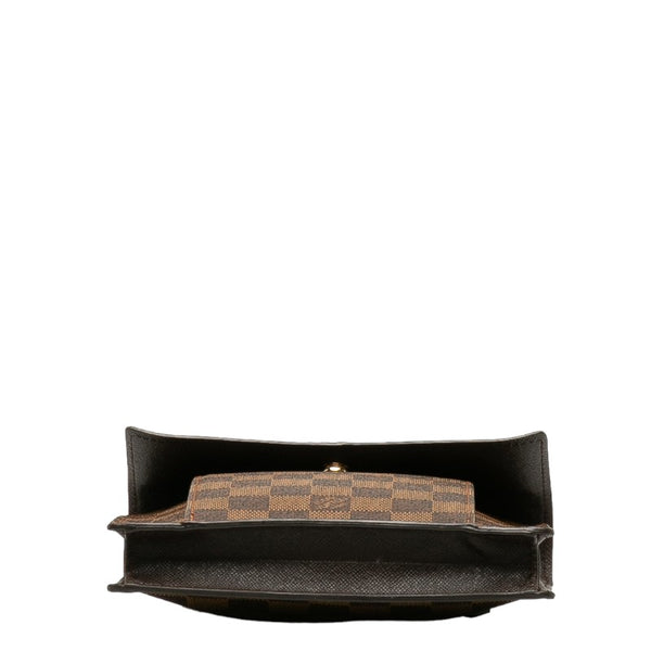 ルイ ヴィトン ダミエ  ピムリコ 斜め掛けショルダーバッグ N45272 ブラウン PVC レザー レディース LOUIS VUITTON 【中古】