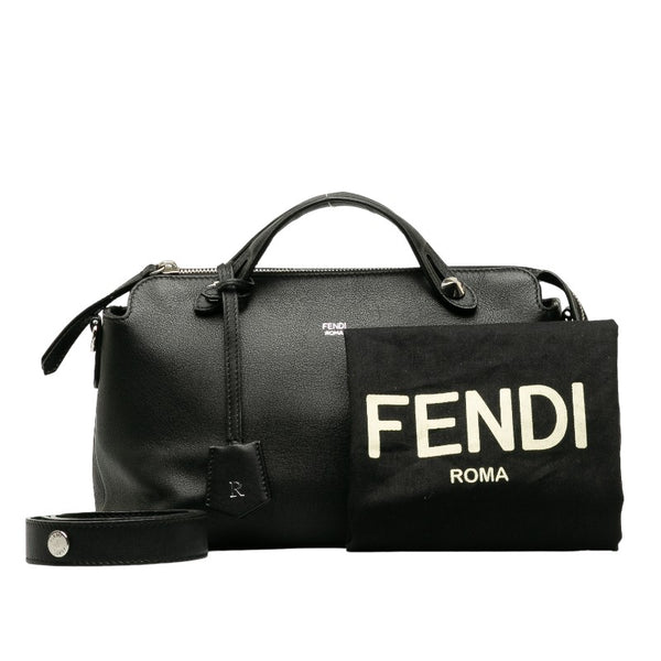 フェンディ バイザウェイ ミディアム ハンドバッグ ショルダーバッグ 2WAY 8BL124 ブラック レザー レディース FENDI 【中古】