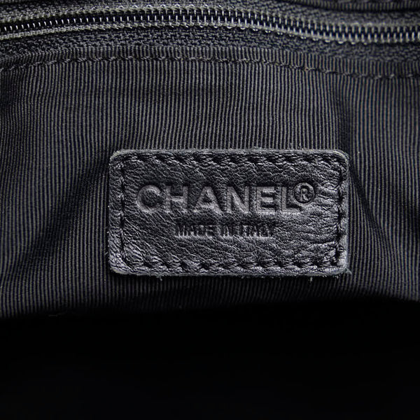 シャネル ココマーク ワイルドステッチ ハンドバッグ ボストンバッグ ブラック レザー レディース CHANEL 【中古】
