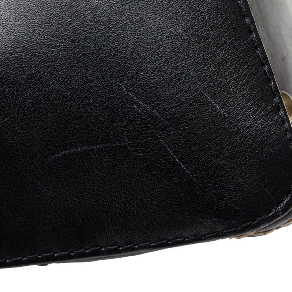 シャネル ココマーク ワイルドステッチ ハンドバッグ ボストンバッグ ブラック レザー レディース CHANEL 【中古】