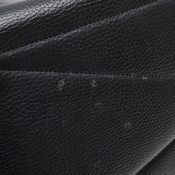 エルメス ヴィクトリア ボストンバッグ トラベルバッグ 旅行用バッグ ブラック ブラウン レザー レディース HERMES 【中古】