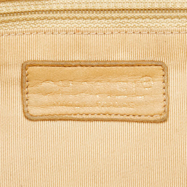シャネル ココマーク チェーン トートバッグ ベージュ キャビアスキン レディース CHANEL 【中古】