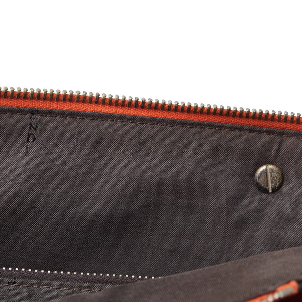 フェンディ バイザウェイ ハンドバッグ 8BL125 オレンジ レザー レディース FENDI 【中古】