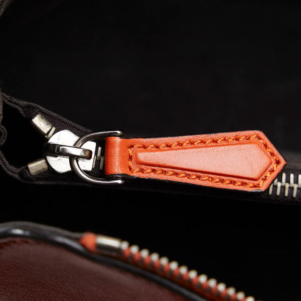 フェンディ バイザウェイ ハンドバッグ 8BL125 オレンジ レザー レディース FENDI 【中古】