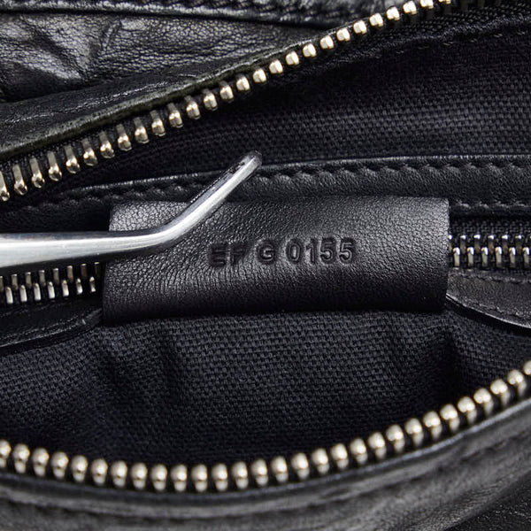 ジバンシー パンドラ スモール シワ加工 ハンドバッグ ショルダーバッグ 2WAY ブラック レザー レディース Givenchy 【中古】