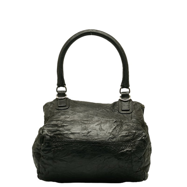 ジバンシー パンドラ スモール シワ加工 ハンドバッグ ショルダーバッグ 2WAY ブラック レザー レディース Givenchy 【中古】