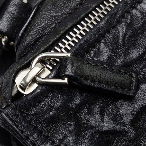 ジバンシー パンドラ スモール シワ加工 ハンドバッグ ショルダーバッグ 2WAY ブラック レザー レディース Givenchy 【中古】