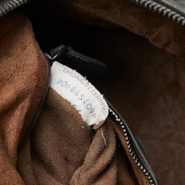 ボッテガヴェネタ イントレチャート ハンドバッグ ショルダーバッグ 2WAY グレー レザー レディース BOTTEGAVENETA 【中古】