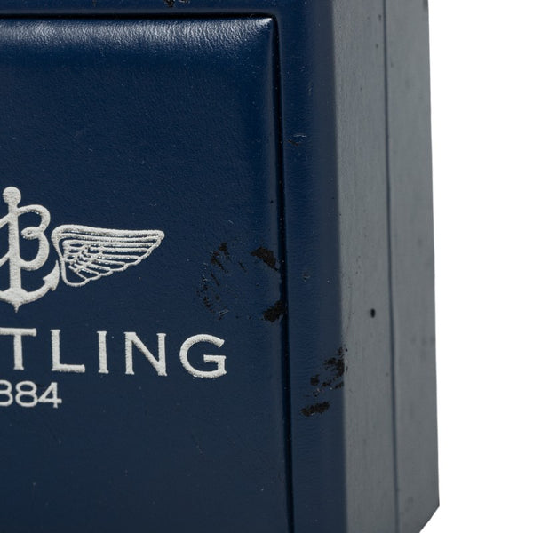 ブライトリング コルト オートマチック 腕時計 A17035 自動巻き ブルー文字盤 ステンレススチール メンズ BREITLING 【中古】