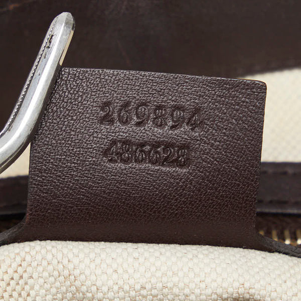 グッチ グッチシマ メイフィア ハンドバッグ ショルダーバッグ2WAY 269894 ブラウン レザー レディース GUCCI 【中古】