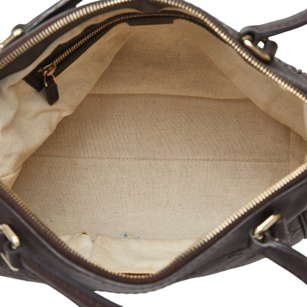 グッチ グッチシマ メイフィア ハンドバッグ ショルダーバッグ2WAY 269894 ブラウン レザー レディース GUCCI 【中古】