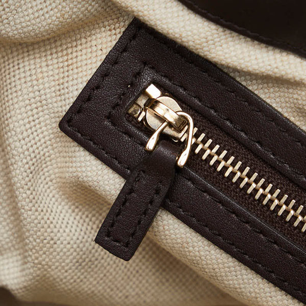 グッチ グッチシマ メイフィア ハンドバッグ ショルダーバッグ2WAY 269894 ブラウン レザー レディース GUCCI 【中古】