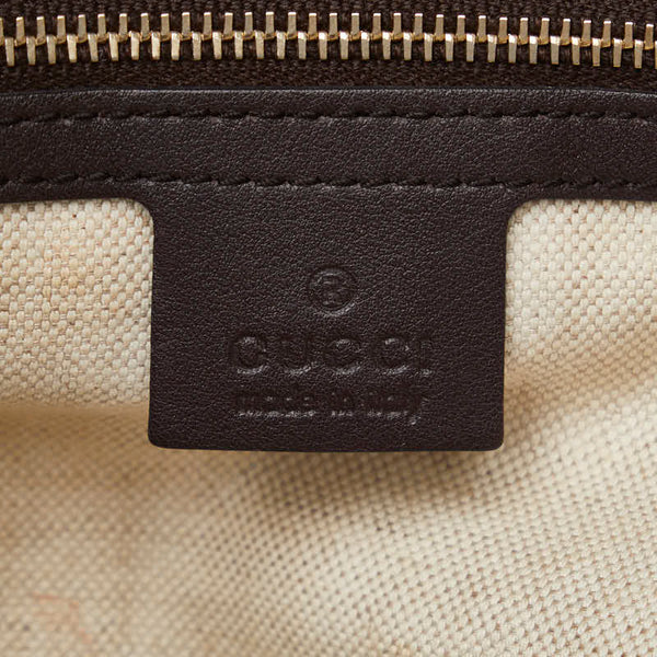 グッチ グッチシマ メイフィア ハンドバッグ ショルダーバッグ2WAY 269894 ブラウン レザー レディース GUCCI 【中古】