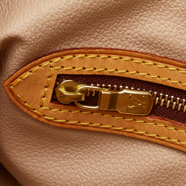 ルイ ヴィトン モノグラム プチ バケットPM トートバッグ ショルダーバッグ M42238 ブラウン PVC レザー レディース LOUIS VUITTON 【中古】