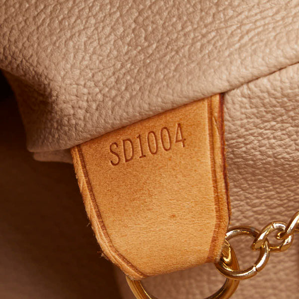 ルイ ヴィトン モノグラム プチ バケットPM トートバッグ ショルダーバッグ M42238 ブラウン PVC レザー レディース LOUIS VUITTON 【中古】