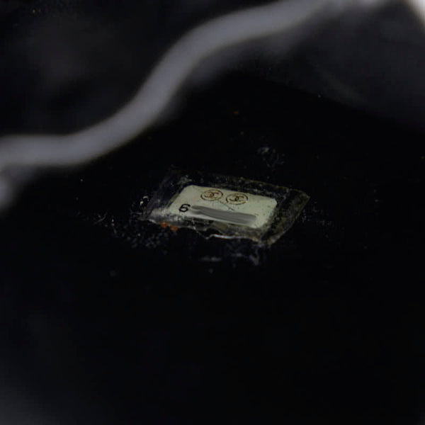 シャネル デカココマーク ハンドバッグ バニティバッグ ヴァニティバッグ ブラック キャビアスキン レディース CHANEL 【中古】