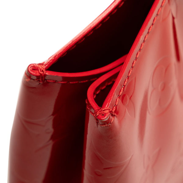 ルイ ヴィトン モノグラム モノグラム ヴェルニ リードPM ハンドバッグ M91088 ルージュ レッド PVC レディース LOUIS VUITTON 【中古】