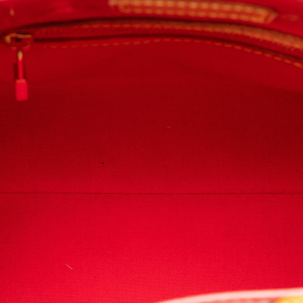 ルイ ヴィトン モノグラム モノグラム ヴェルニ リードPM ハンドバッグ M91088 ルージュ レッド PVC レディース LOUIS VUITTON 【中古】
