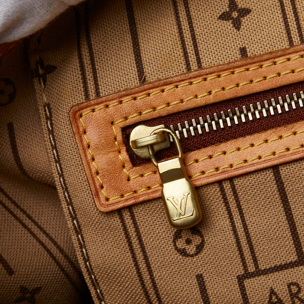 ルイ ヴィトン モノグラム ネヴァーフルPM ハンドバッグ トートバッグ M40155 ブラウン PVC レザー レディース LOUIS VUITTON 【中古】