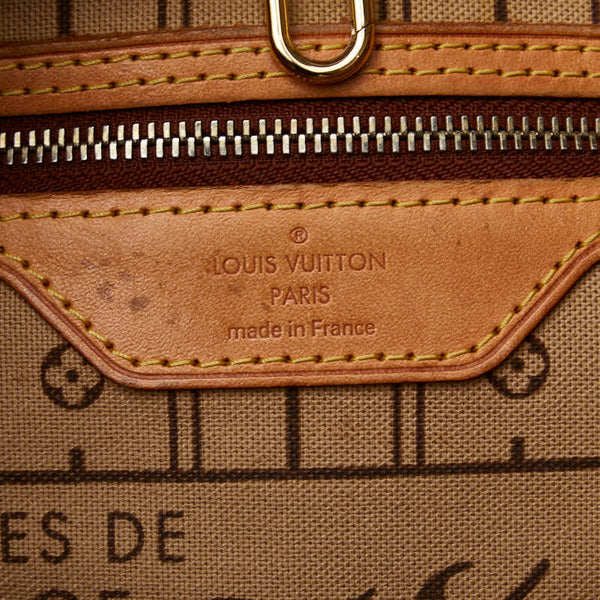 ルイ ヴィトン モノグラム ネヴァーフルPM ハンドバッグ トートバッグ M40155 ブラウン PVC レザー レディース LOUIS VUITTON 【中古】