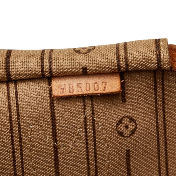 ルイ ヴィトン モノグラム ネヴァーフルPM ハンドバッグ トートバッグ M40155 ブラウン PVC レザー レディース LOUIS VUITTON 【中古】