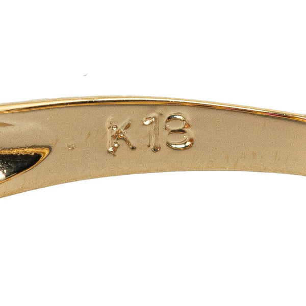 K18YG イエローゴールド ルビー1.42ct リング 指輪 レディース 11.5号 【中古】