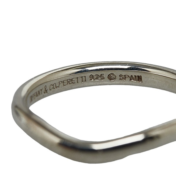 ティファニー カーブド バンド リング 指輪 SV925 シルバー レディース TIFFANY&Co. 【中古】