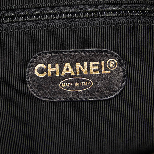 シャネル ココマーク チェーン ショルダーバッグ ブラック キャビアスキン レディース CHANEL 【中古】