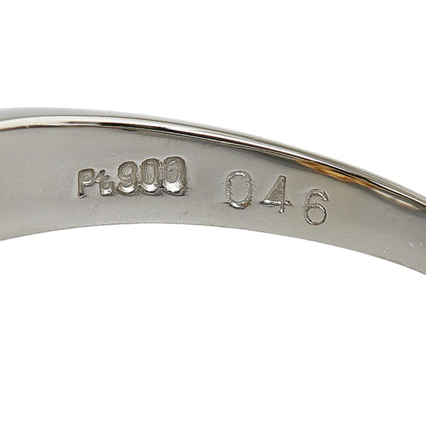Pt900ベース/K18コンビ サファイア0.46ct ダイヤ0.13ct リング 指輪 レディース 13.5号 【中古】
