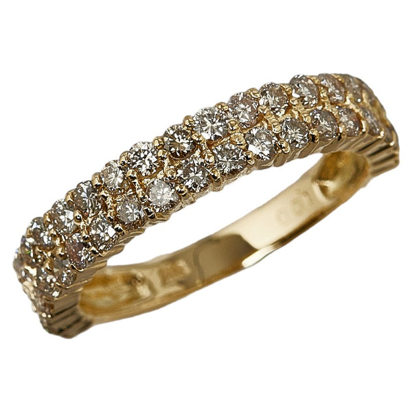 K18YG イエローゴールド ダイヤ1.00ct リング 指輪 レディース 12号 【中古】