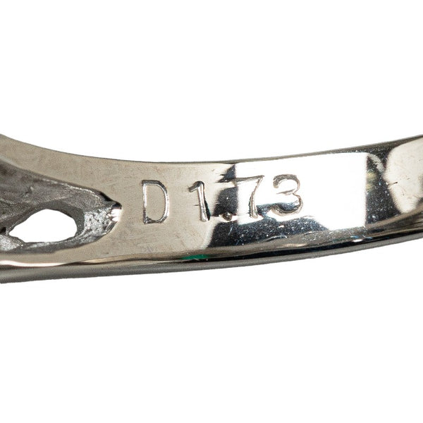 Pt900 プラチナ エメラルド2.33ct ダイヤ1.73ct リング 指輪 レディース 16号 【中古】